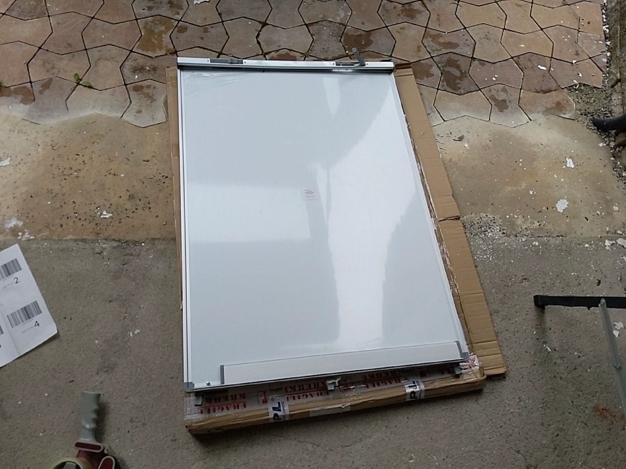Flipchart, white board  