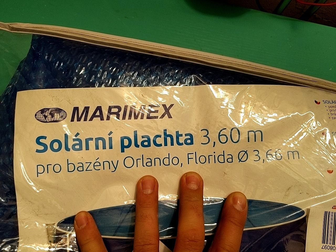 Solární plachta na bazén 3,6m Marimex 3,6m