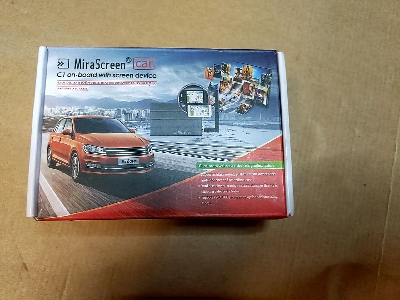 Mirascreen MiraScreen C1 onboard with screen service