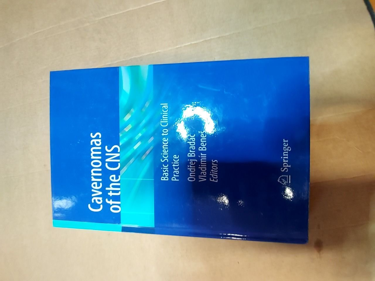 Kniha Springer Cavernomas of the CNS