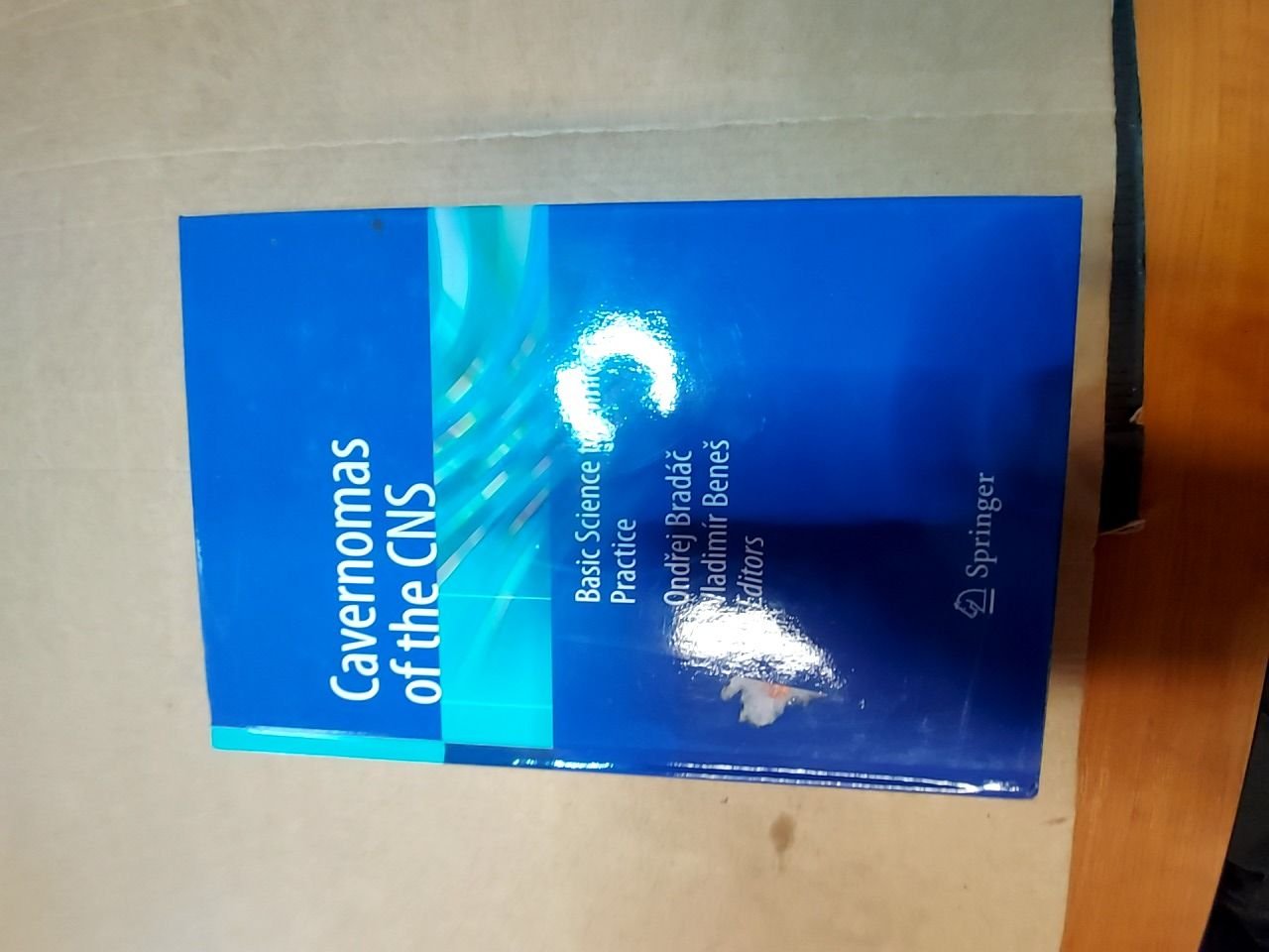Kniha Springer Cavernomas of the CNS