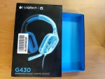 Herní sluchátka s mikrofonem Logitech G430