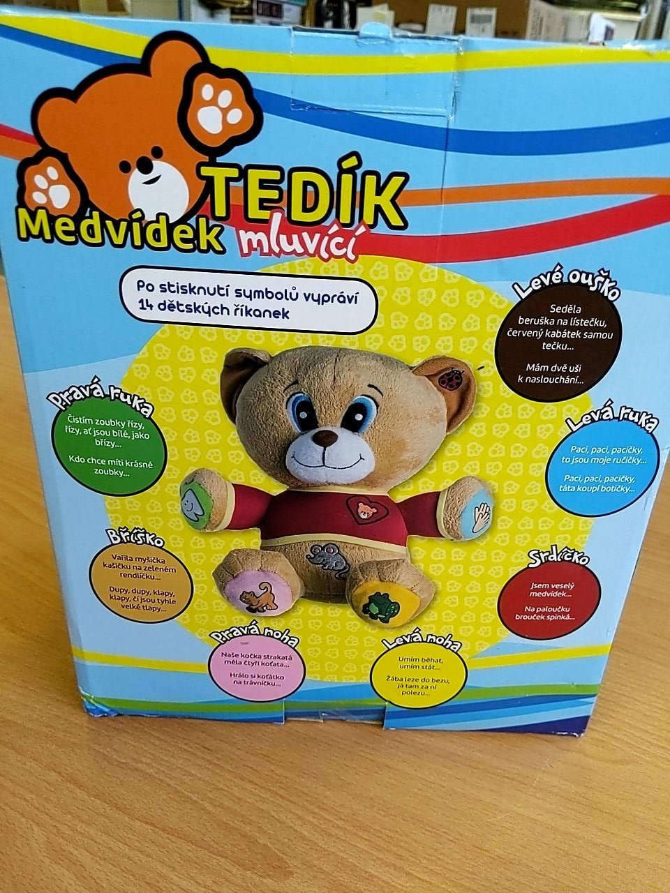 Mluvící medvídek Teddies 