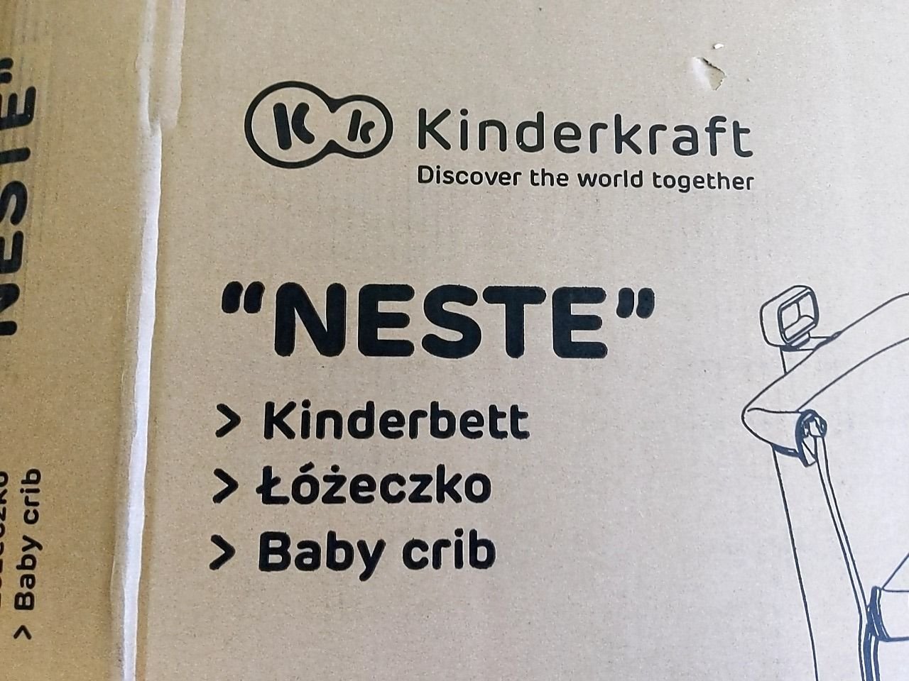 Dětská postýlka Kinderkraft Neste