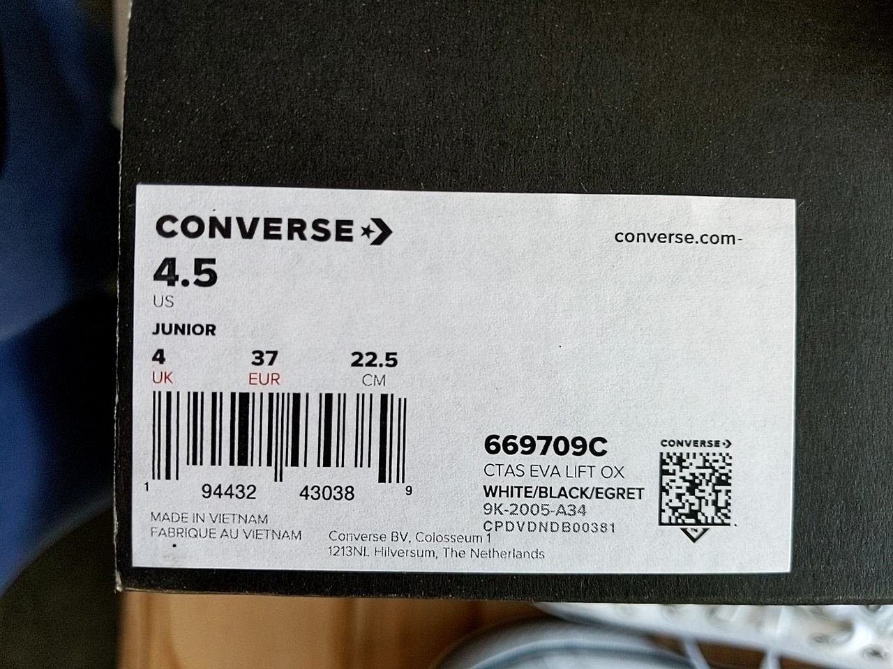 Boty Converse Bílé, velikost 37 EUR