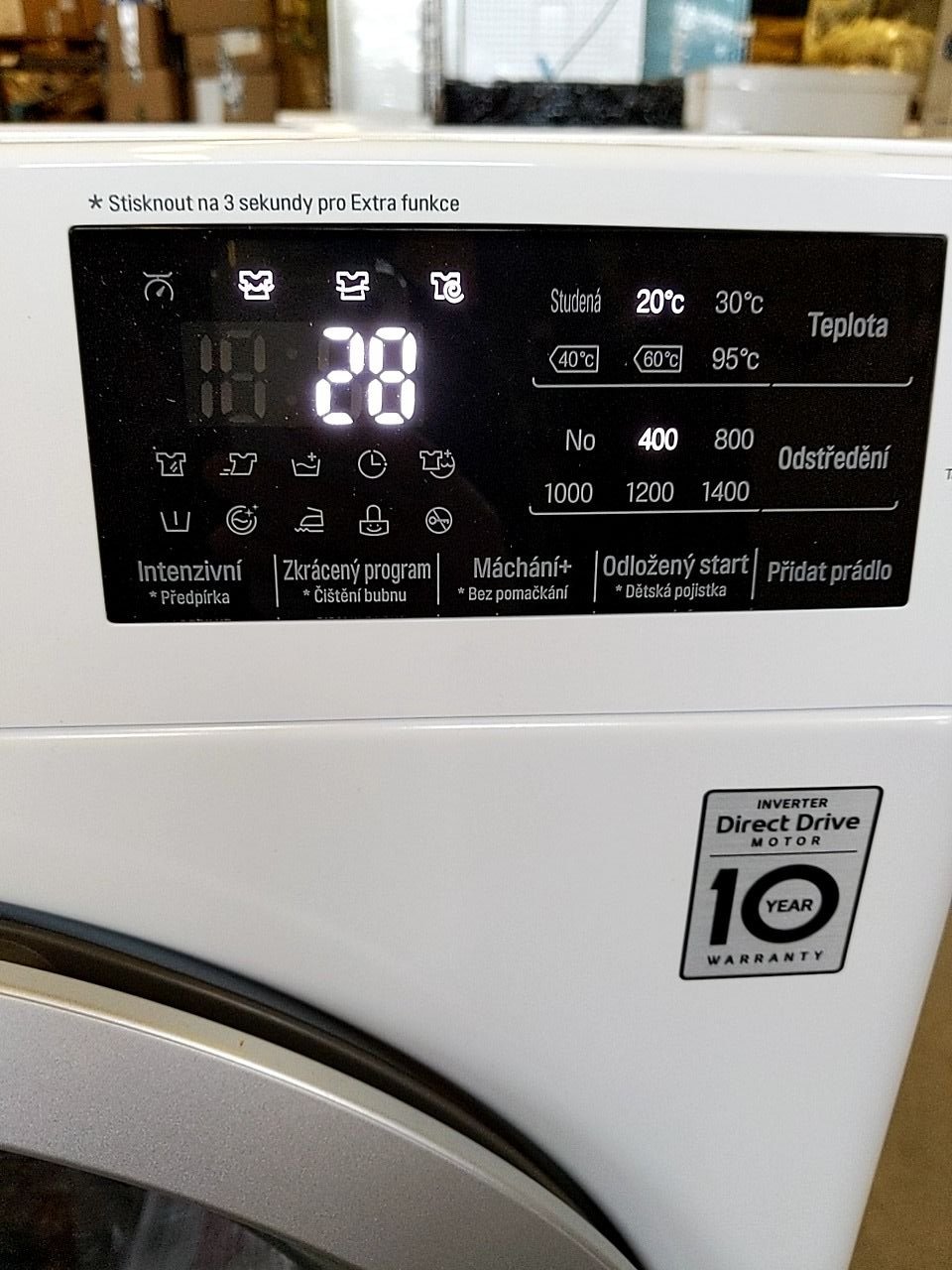 Pračka s párou LG F4TURBO9