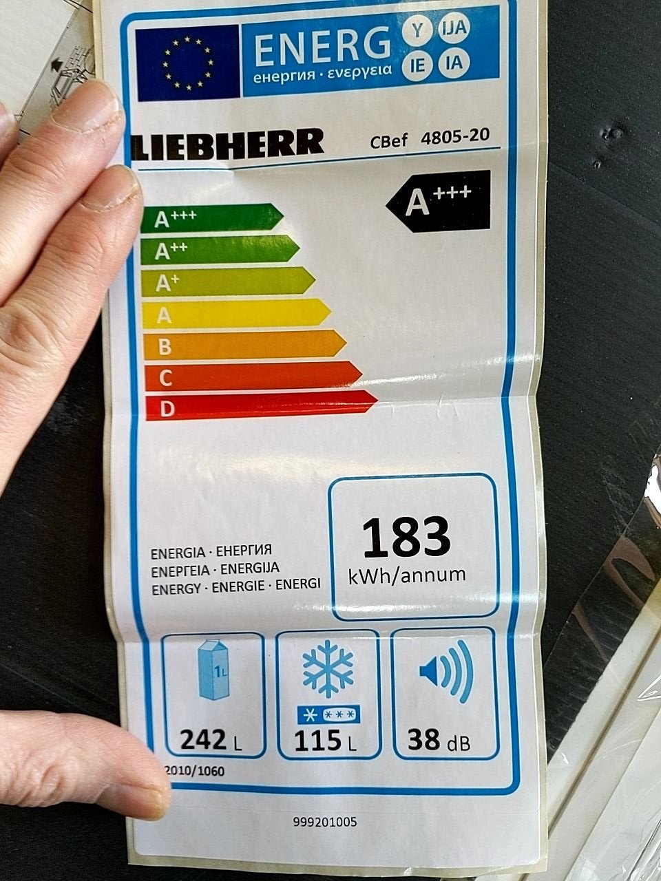 Kombinovaná chladnička Liebherr CBEF 4805