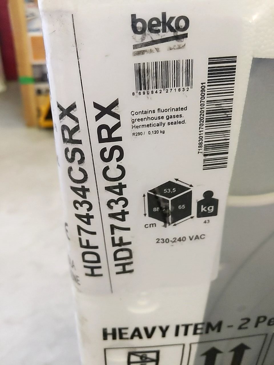 Sušička Beko HDF7434CSRX