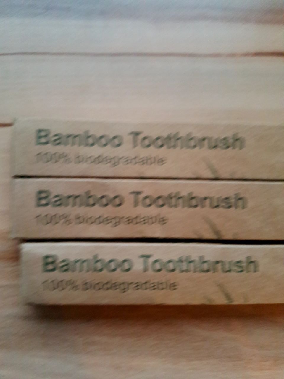 3x BIO kartáček na zuby Bamboo Toothbrush 