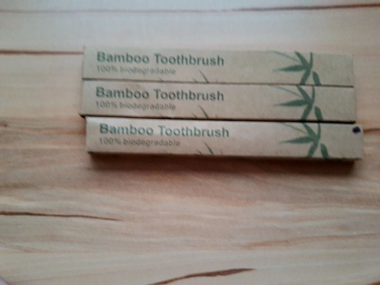 3x BIO kartáček na zuby Bamboo Toothbrush