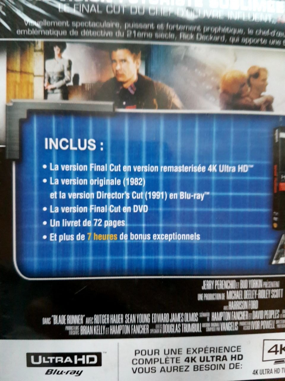 Blue-ray DVD Blade Runner 