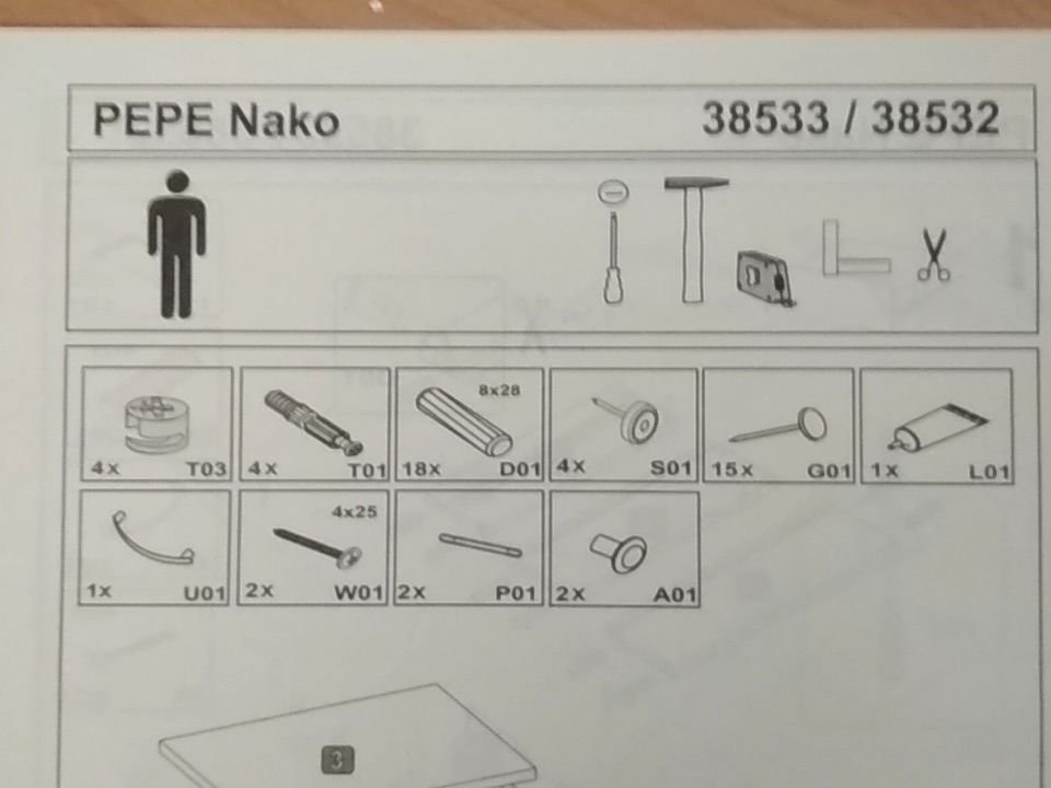 Noční stolek Asko PEPE Nako