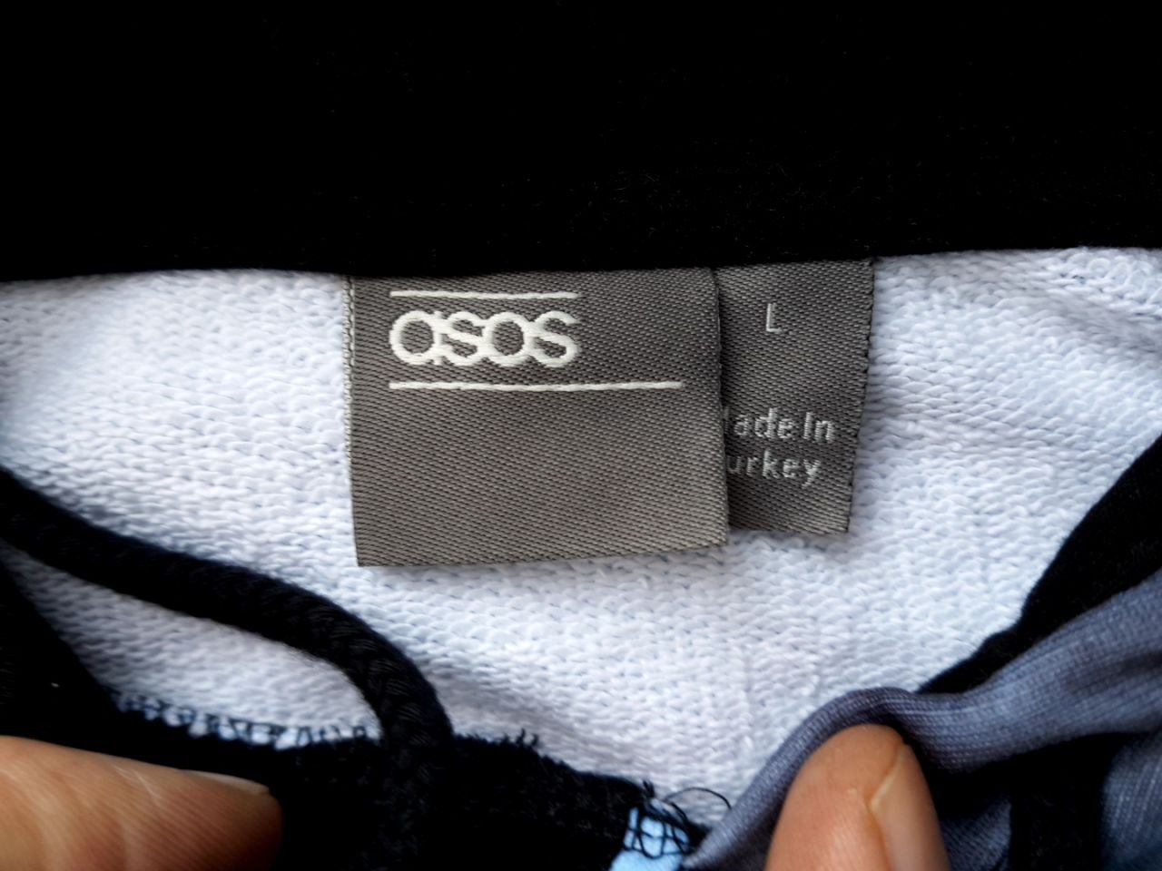 Mikina s kapucí Asos Velikost L, (oversize)