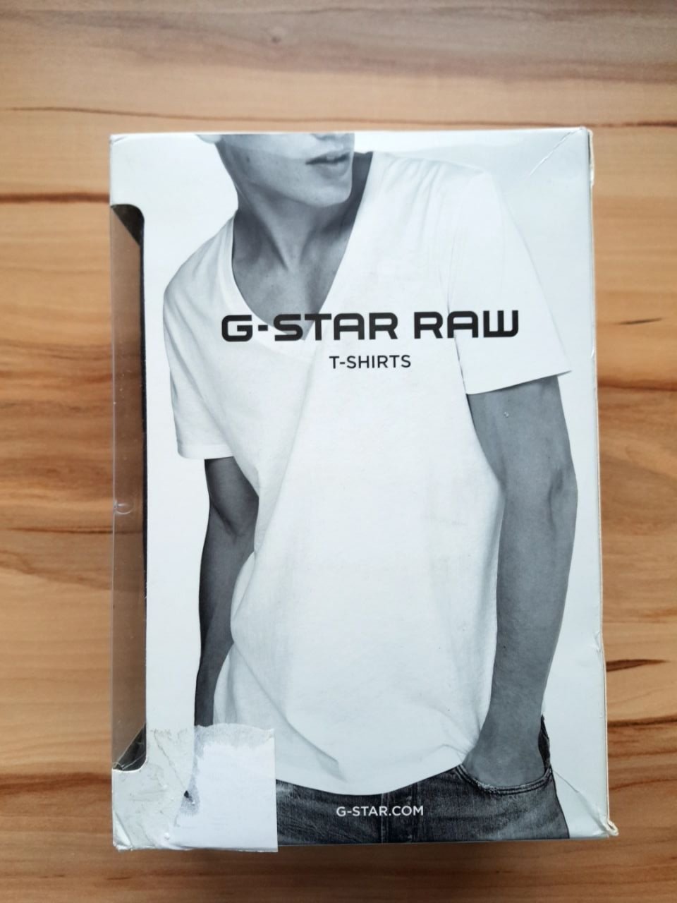 2x panské tričko s krátkým rukávem G-Star Raw velikost L EU, černé