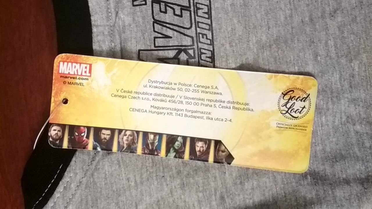 Tričko Avengers Infinity War Velikost M