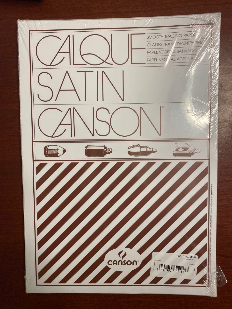 Hladký pauzovací papír Canson A4