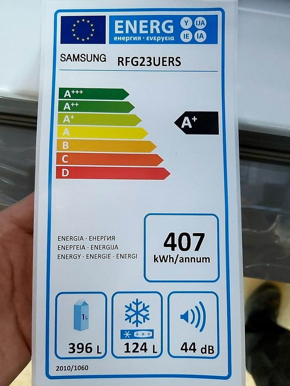 Americká lednice Samsung RFG23UERS