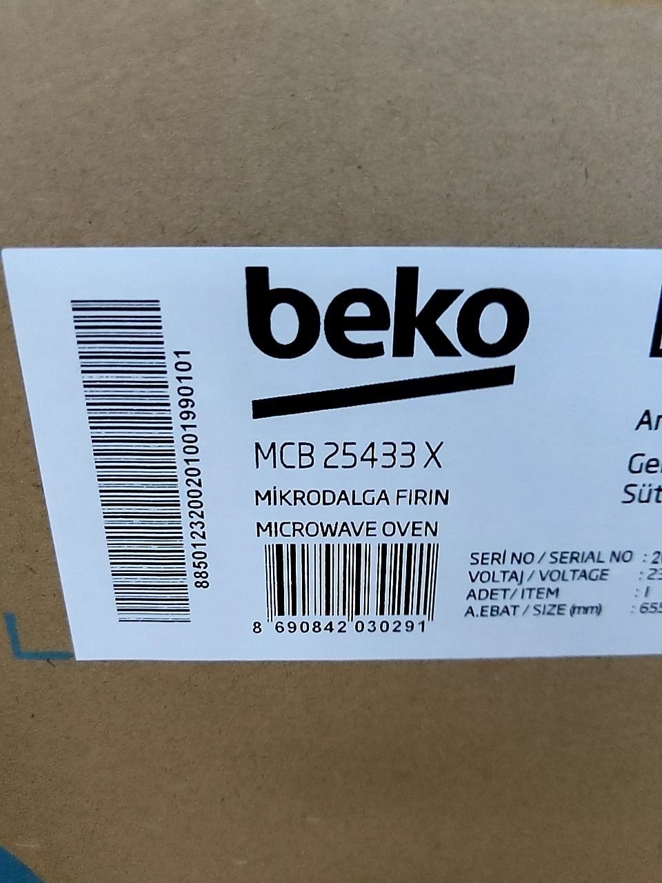 Mikrovlnná trouba Beko MCB25433X