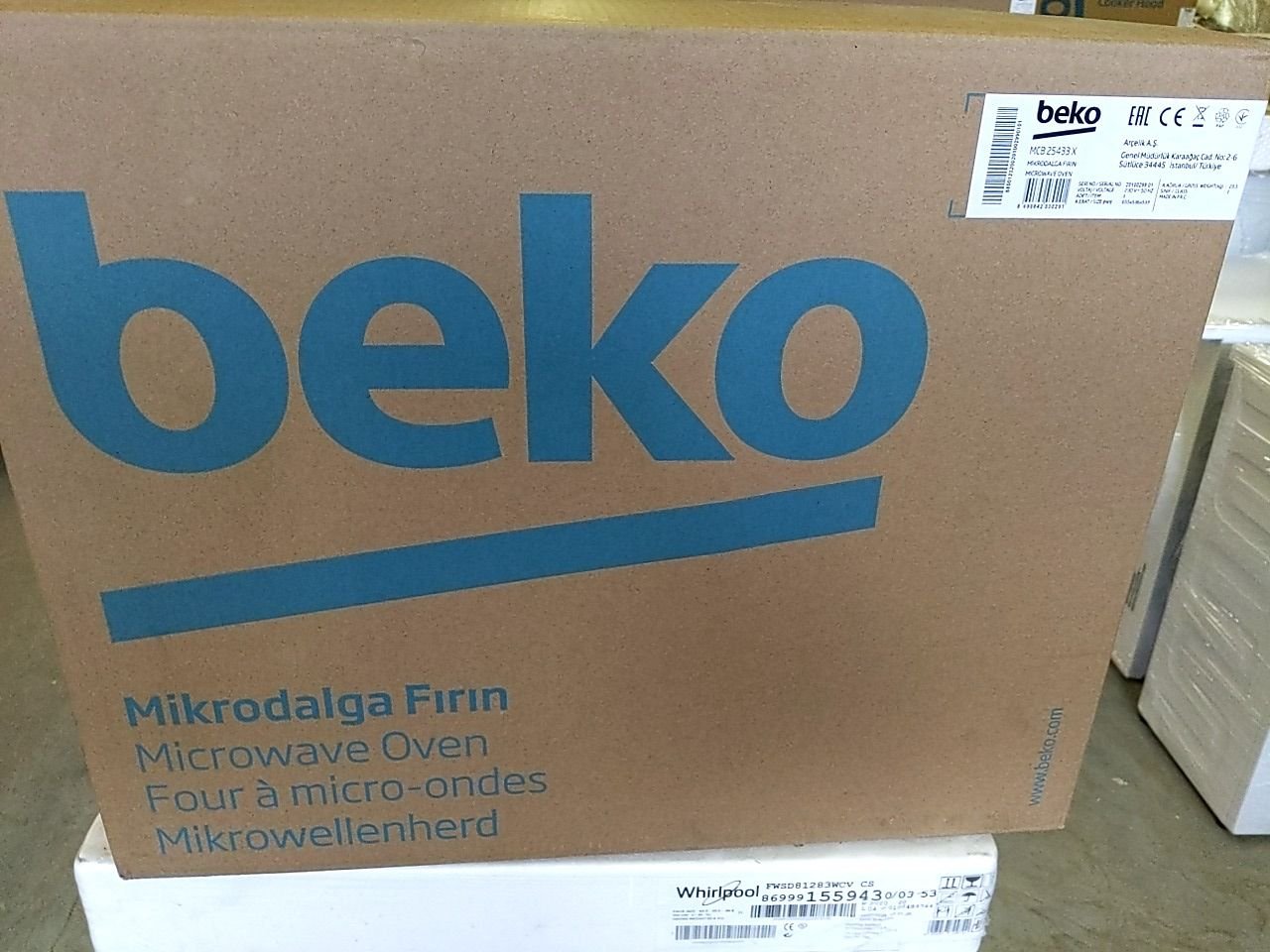 Vest. mikrovlnná trouba Beko MCB25433X