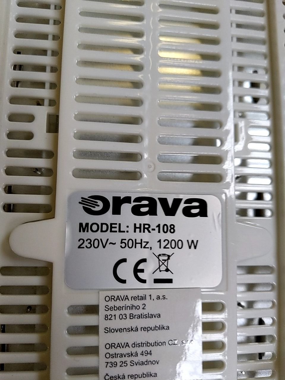 Topinkovač Orava HR-108