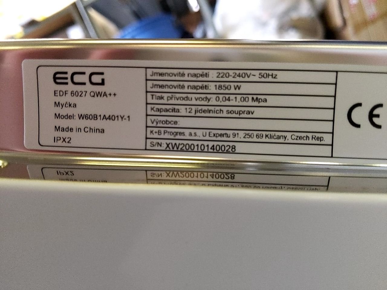 Myčka nádobí ECG EDF 6027 QWA