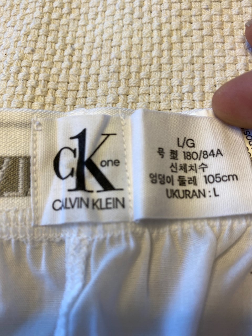 Trenky Calvin Klein Velikost LG 180/84A