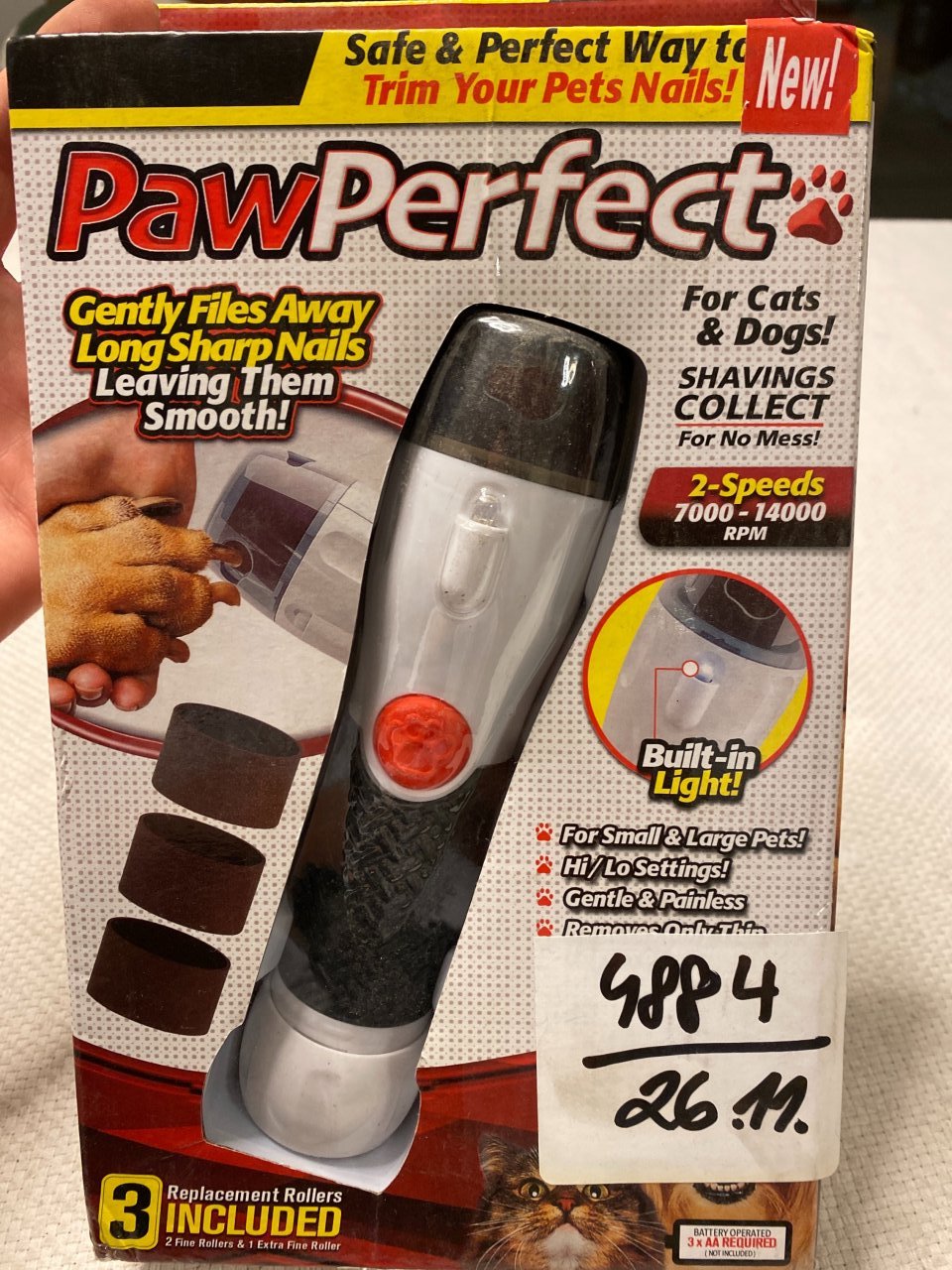 Brousek na úpravu psích drápků PawPerfect