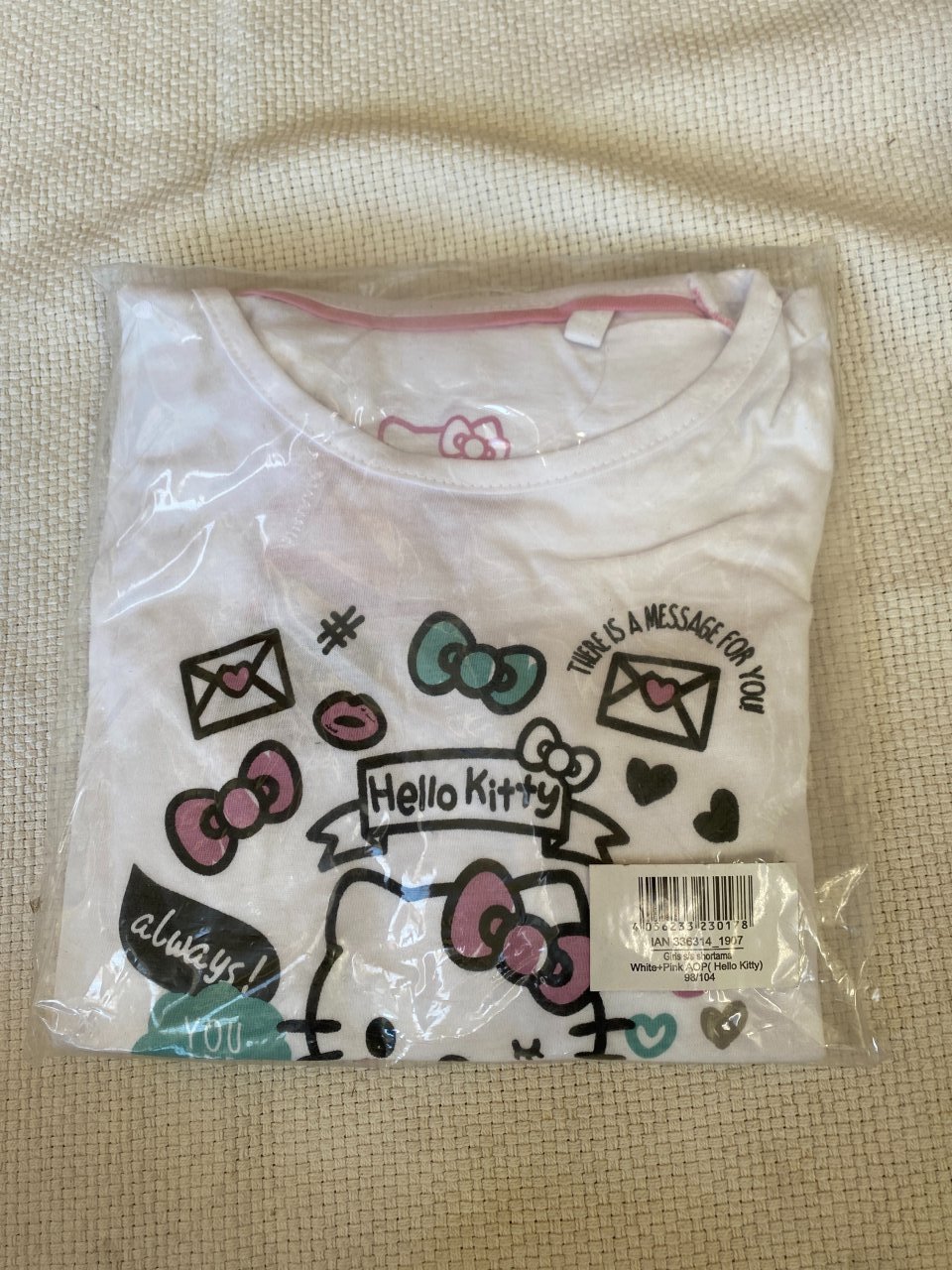 Dětská souprava Hello Kitty Velikost 98/104