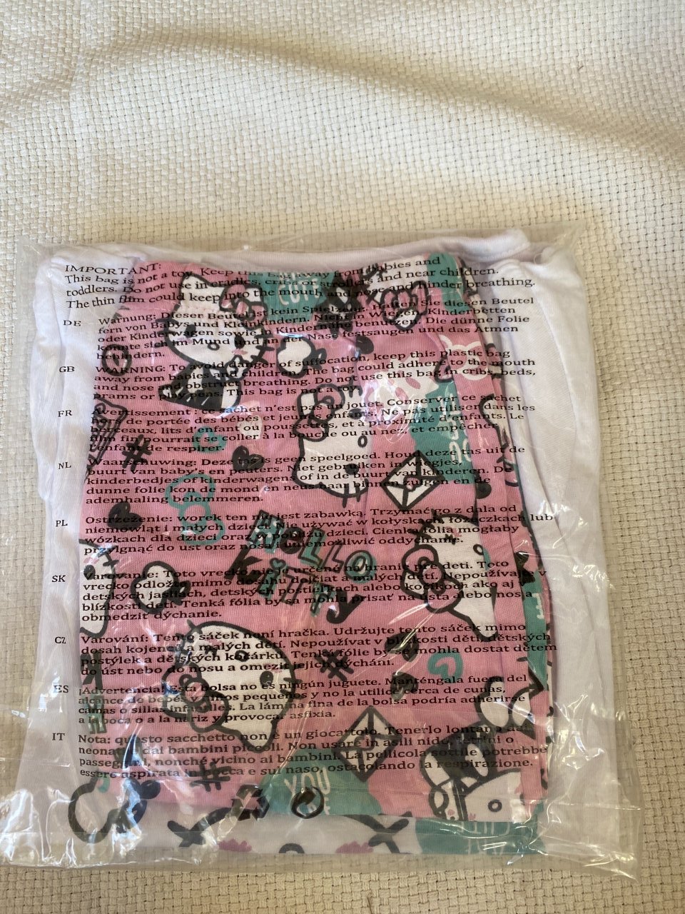 Dětská souprava Hello Kitty Velikost 98/104