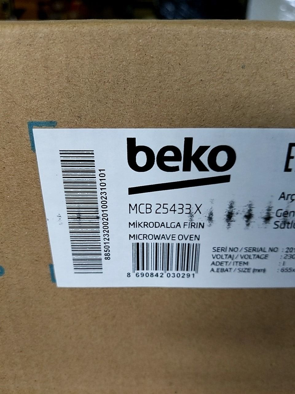 Vest. mikrovlnná trouba Beko MCB25433X