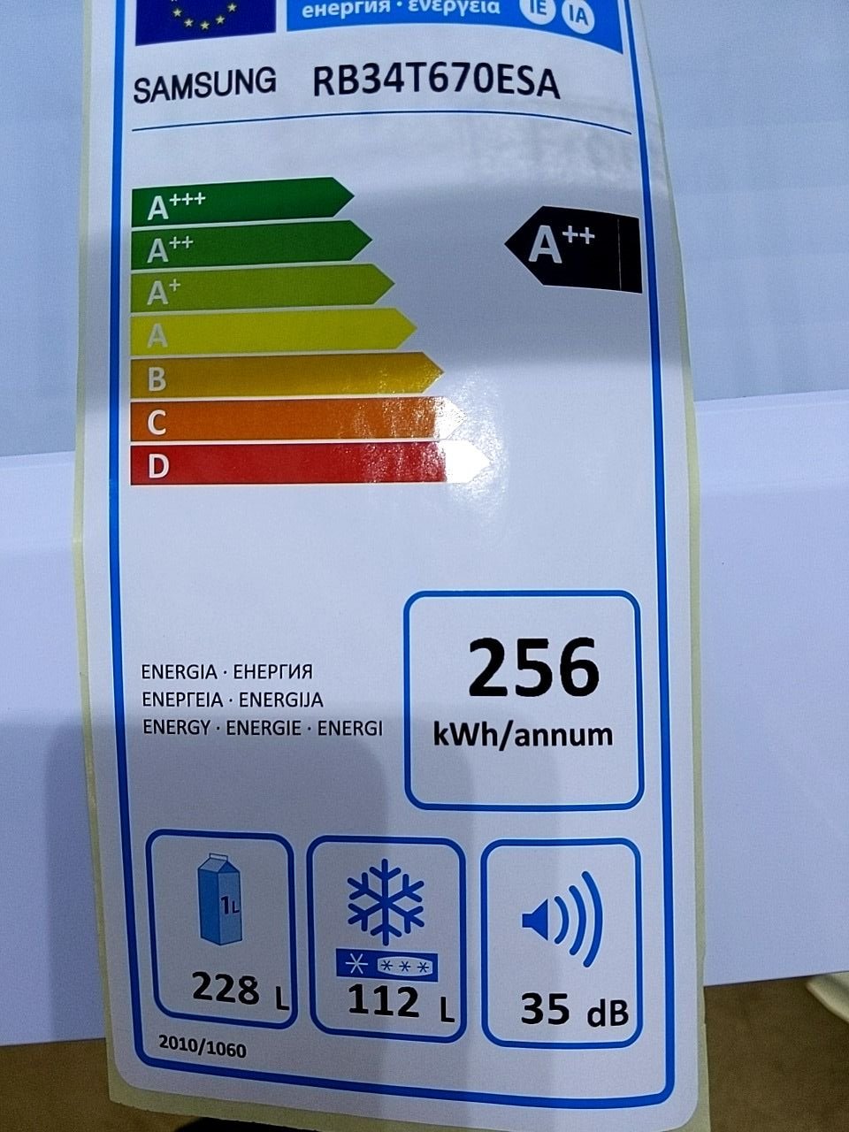 Kombinovaná chladnička Samsung RB34T670ESA