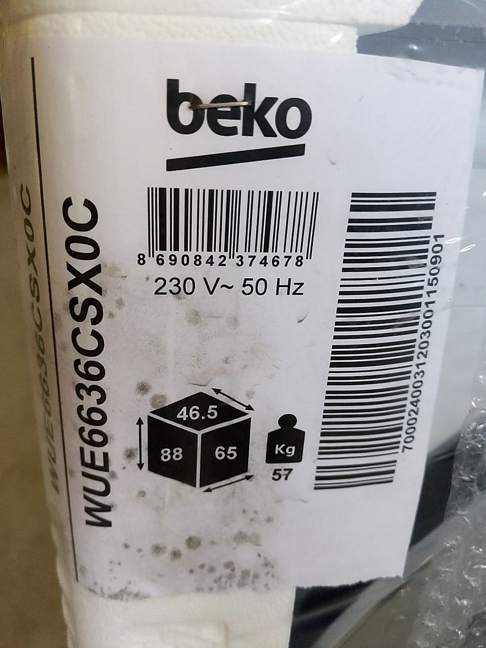 Pračka Beko WUE6636CSX0C
