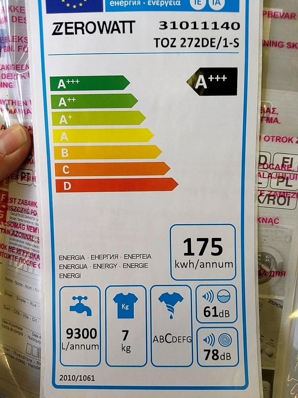 Pračka - vrchní plnění Zerowatt TOZ 272DE/1-S