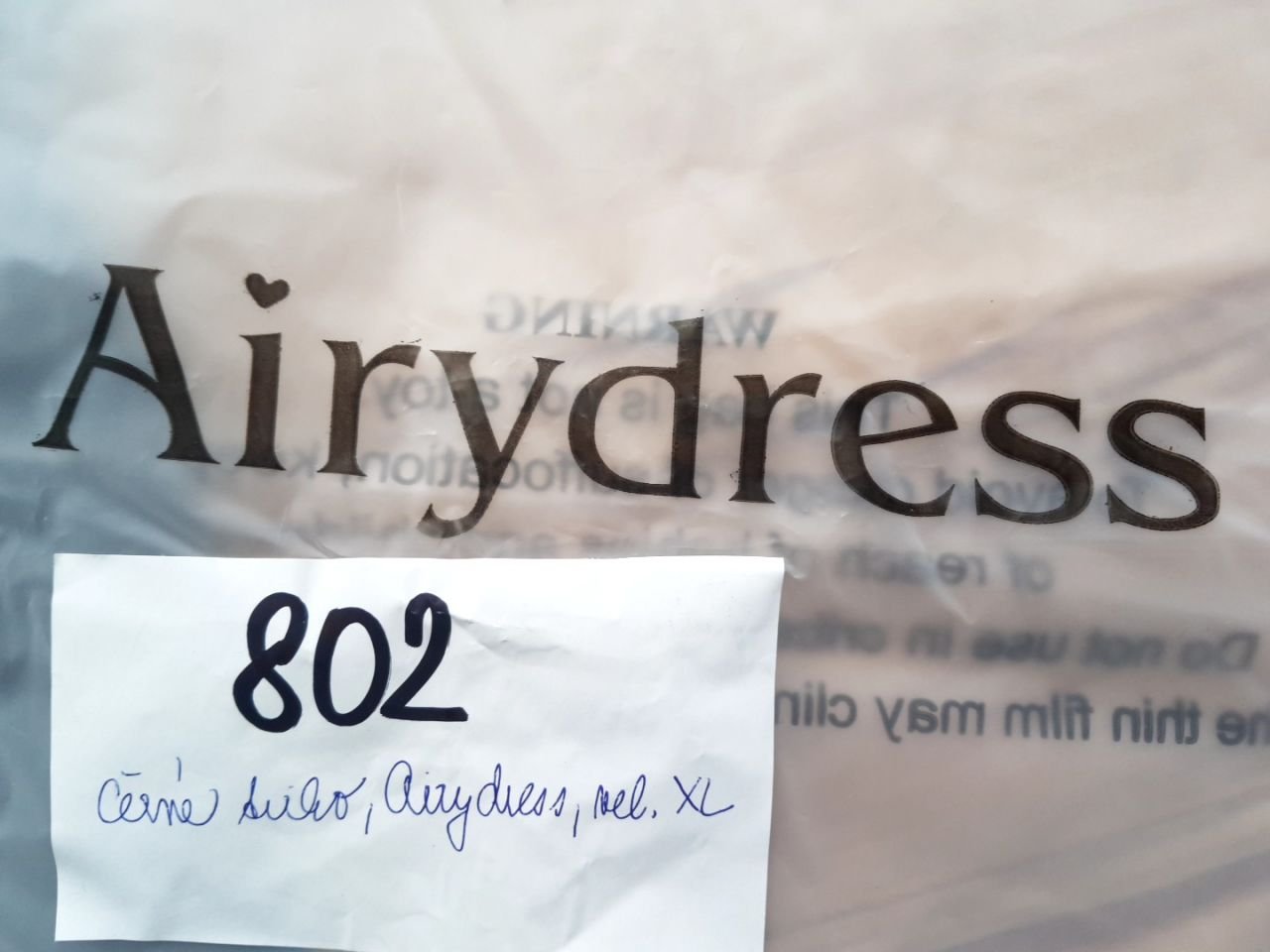 Dámské triko Airydress Velikost XL