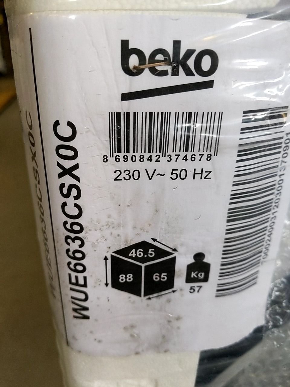 Pračka Beko WUE6636CSX0C