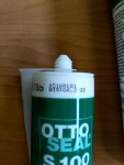 2x sanitární silikon bílý Otto Seal S 100