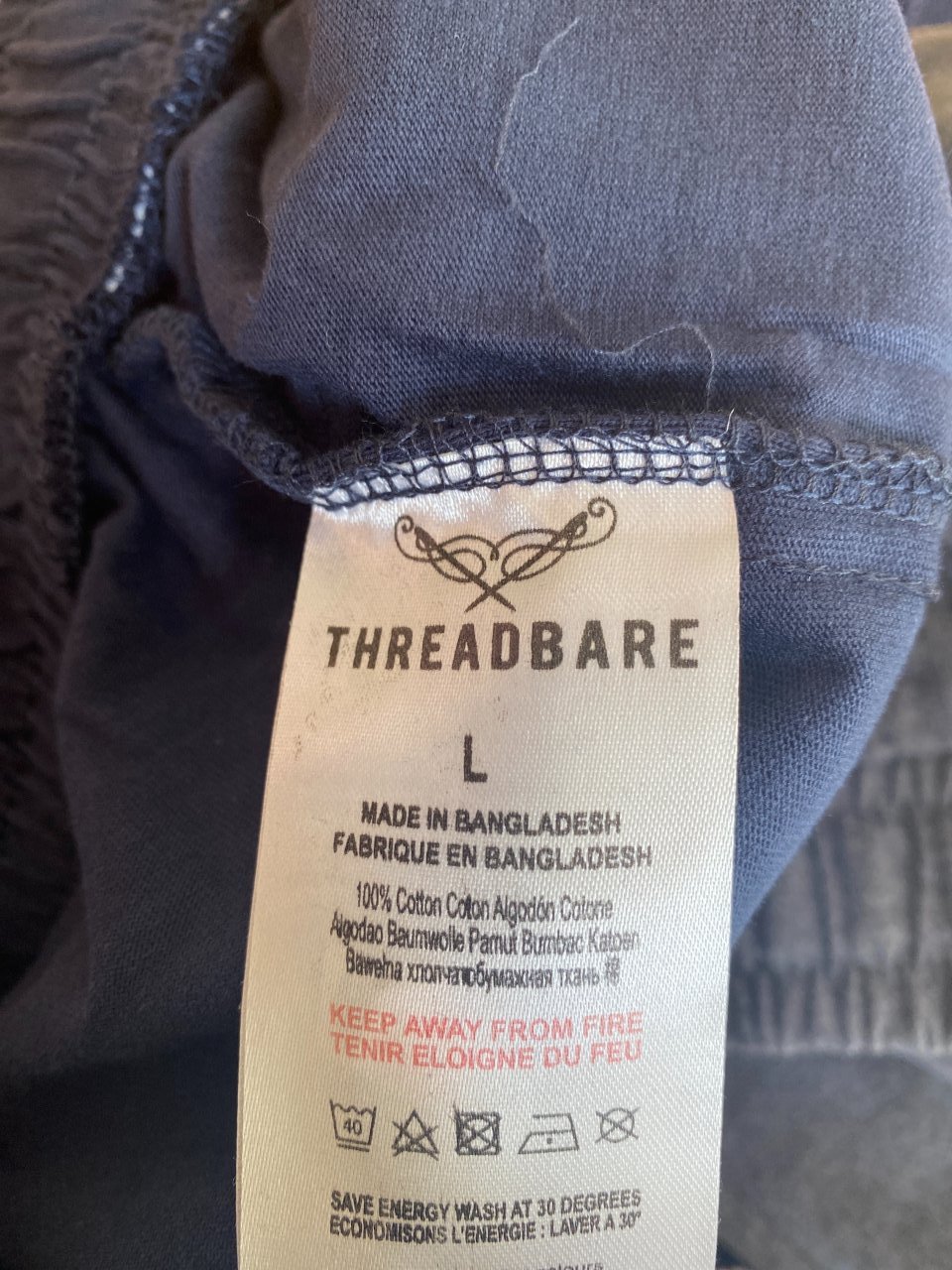 pyžamové kalhoty 2x Threadbare velikost L