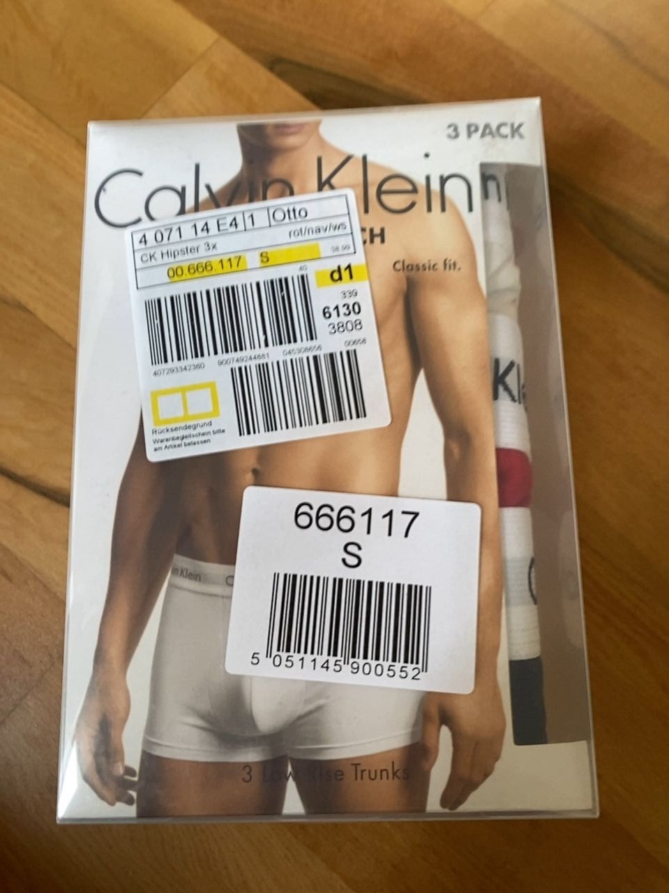 pánské spodní prádlo Calvin Klein velikost S