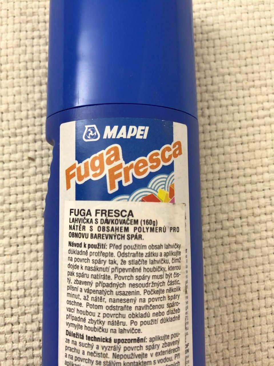 Barva na spáry Mapei Fuga Fresca