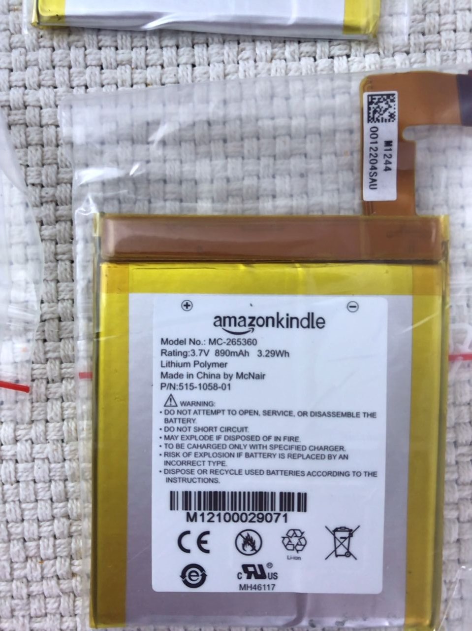 Baterie pro Amazon Kindle  MC-265360