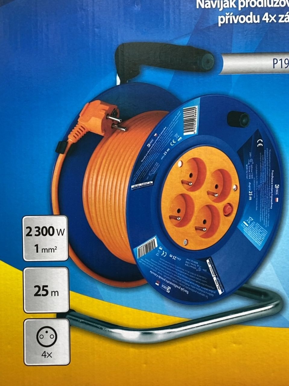 Naviják prodlužovacího kabelu (25m) Emos P194252