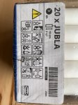 20ks svíček Ikea Jubla (19cm)