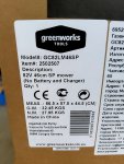 AKU sekačka Greenworks GC82LM46SP