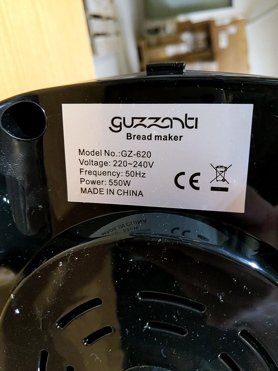 Pekárna chleba Guzzanti GZ 620