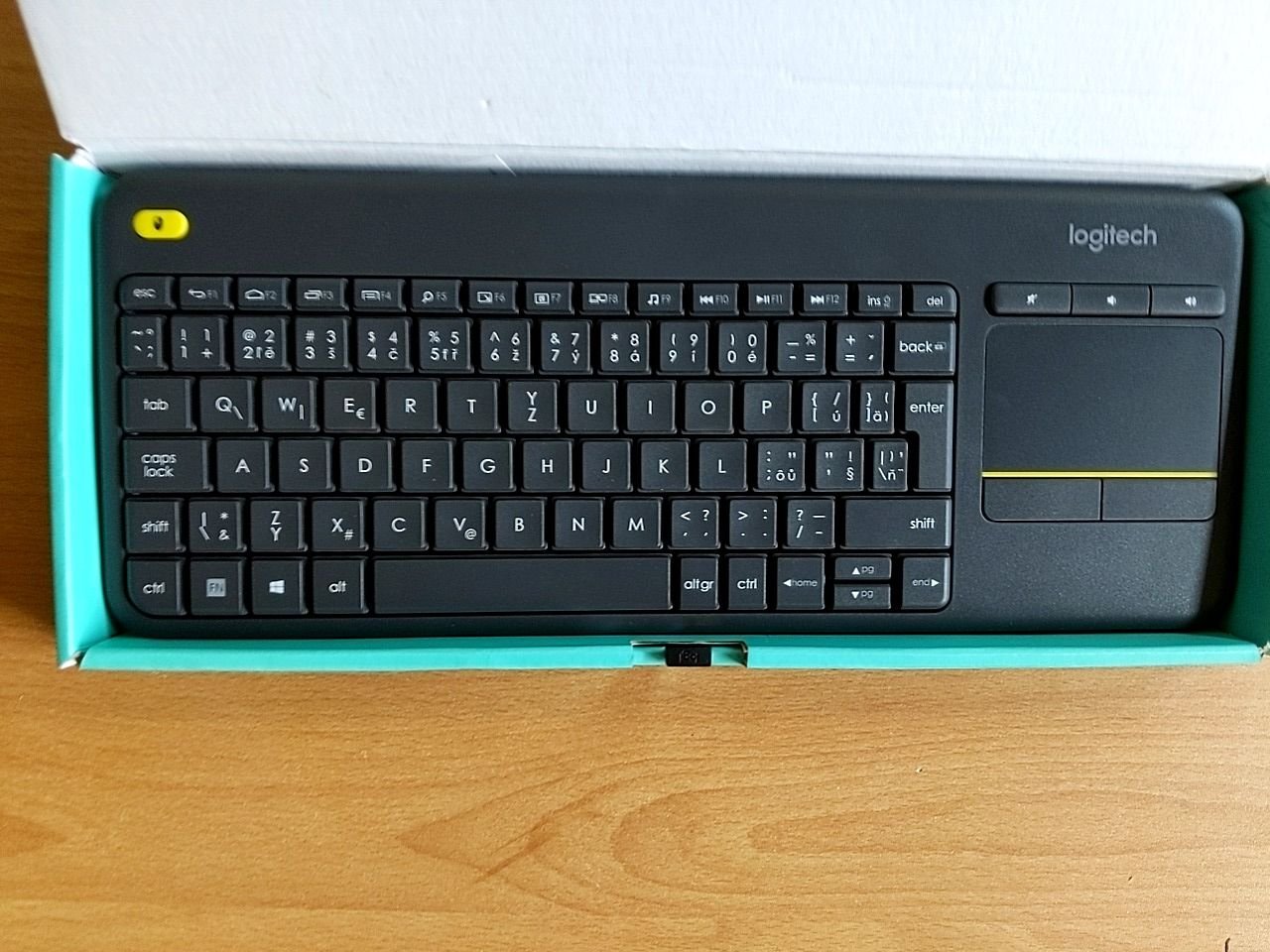 Bezdrátová klávesnice (TV) Logitech K400 Plus TV