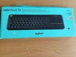 Bezdrátová klávesnice (TV) Logitech K400 Plus TV