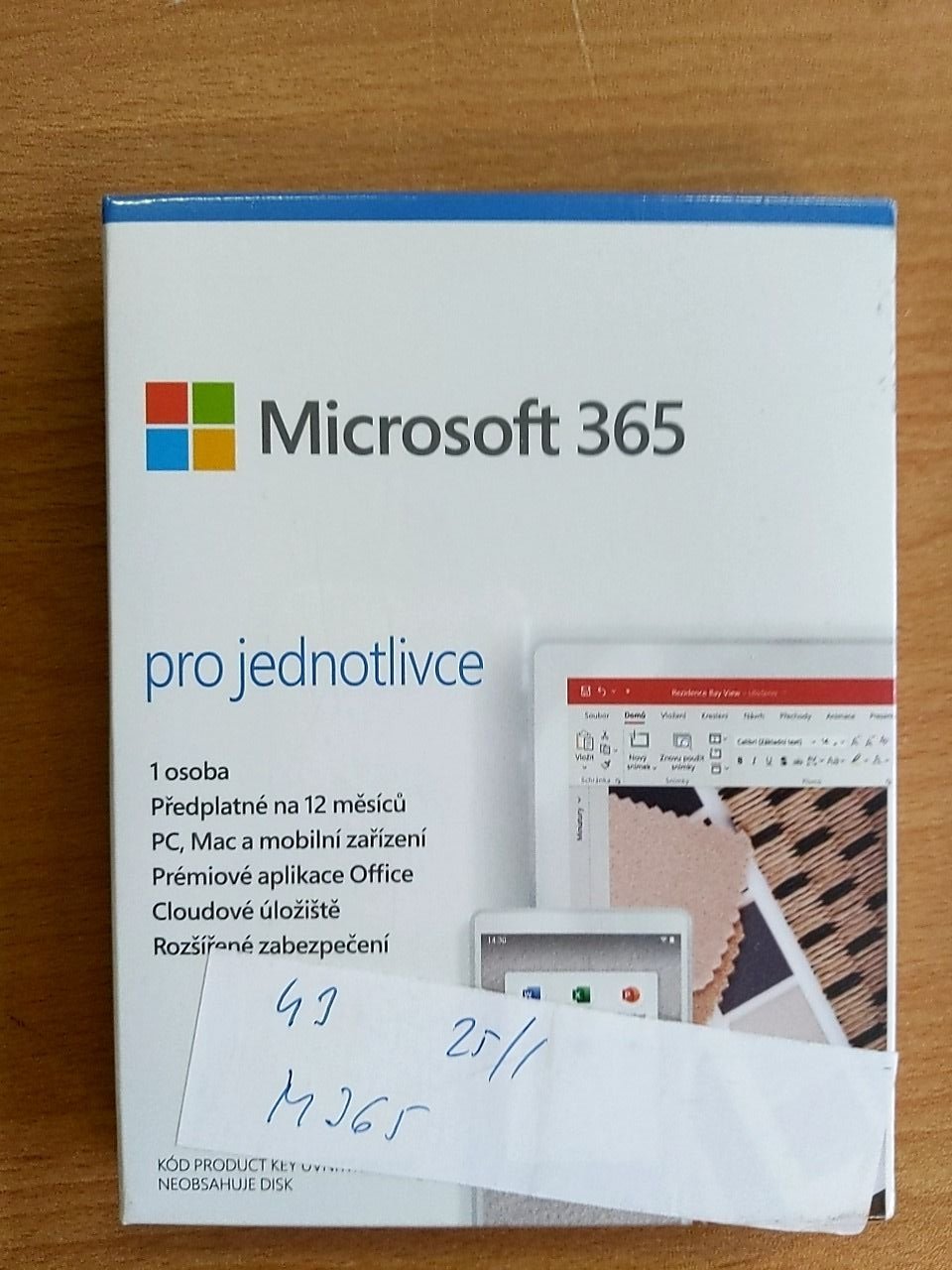 1x licence Microsoft Office 365 (12měsíců) Microsoft Office 365