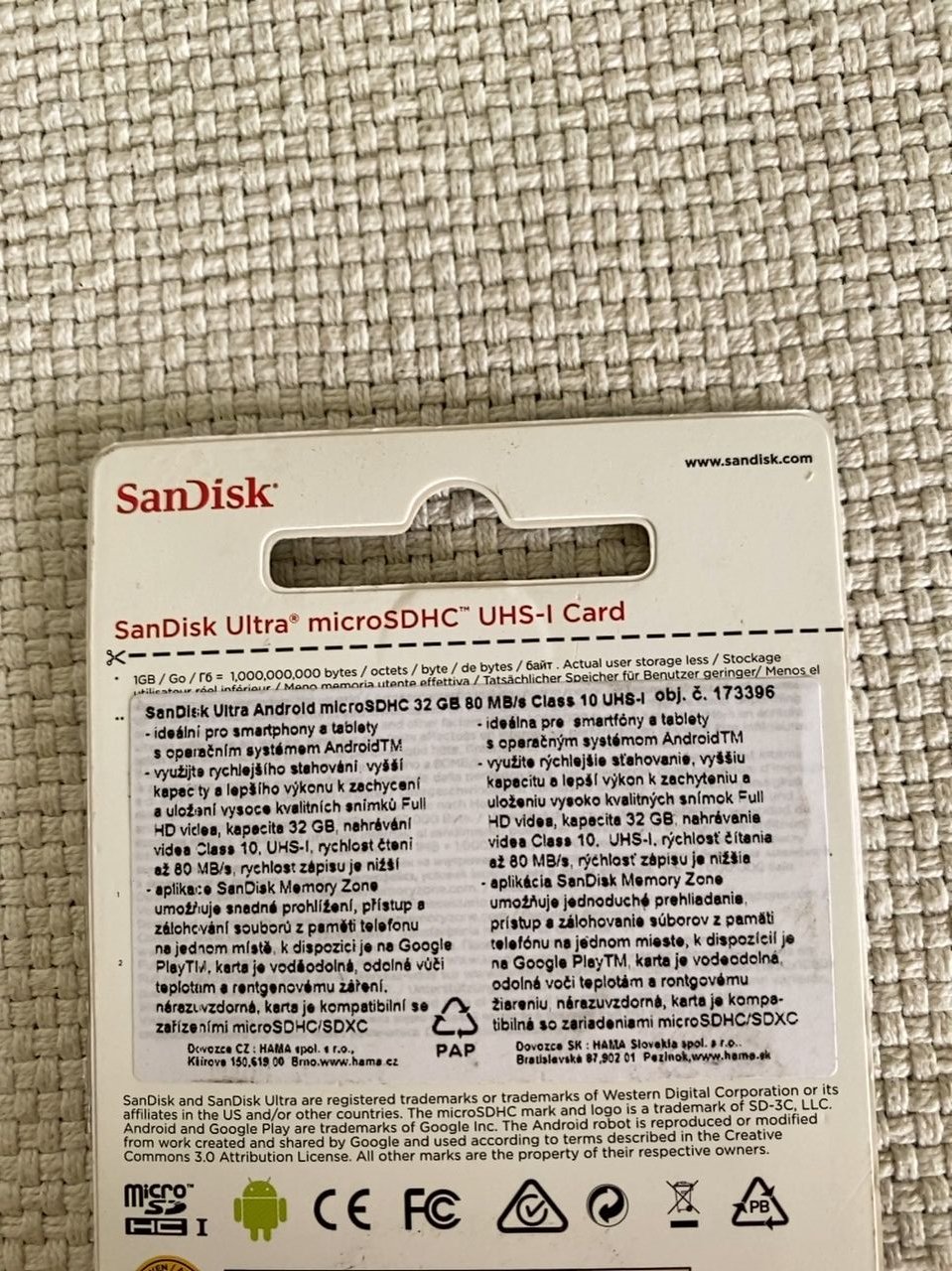 Paměťová karta SanDisk 32 GB