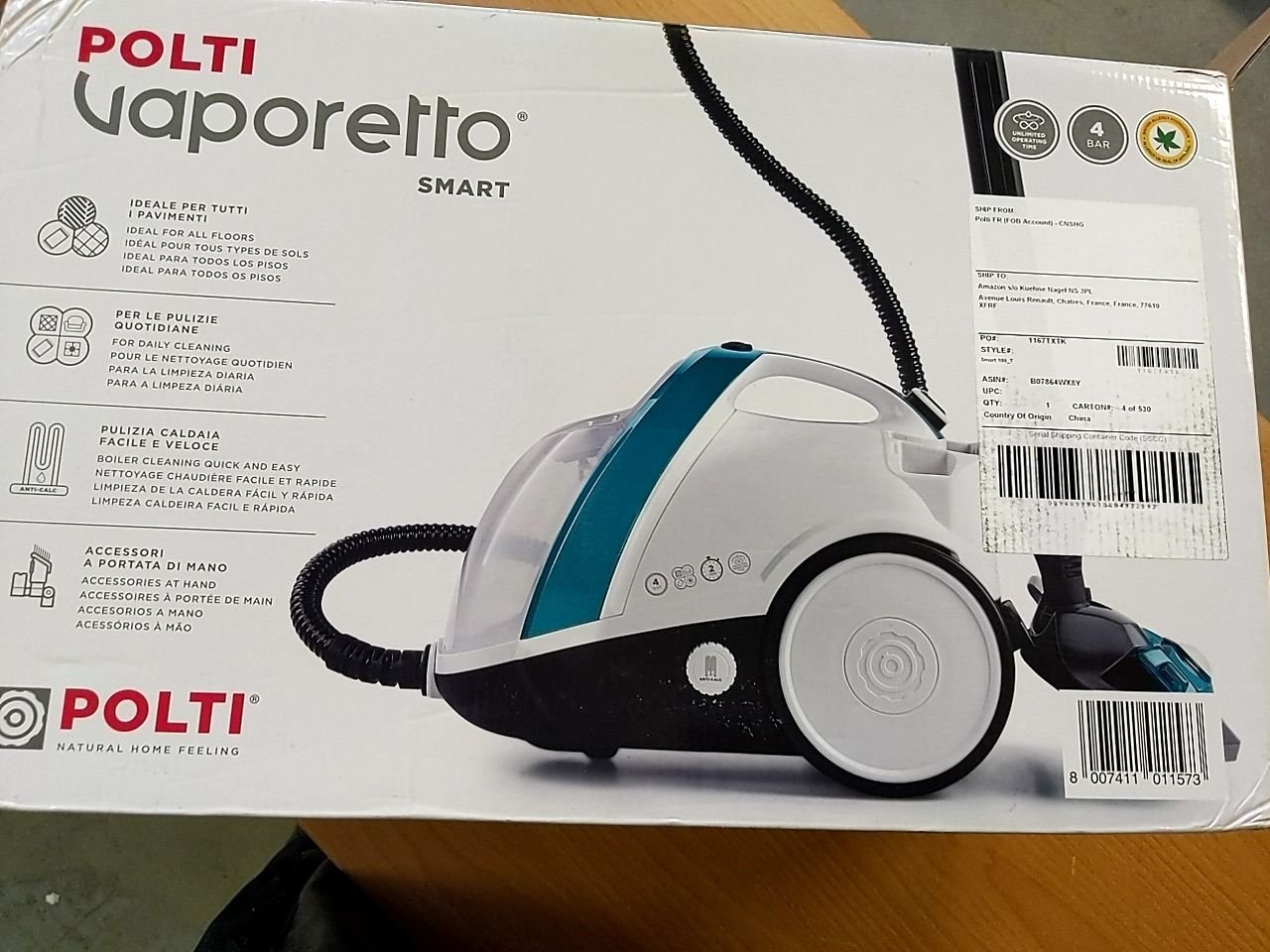 Parní čistič Polti Vaporetto Smart