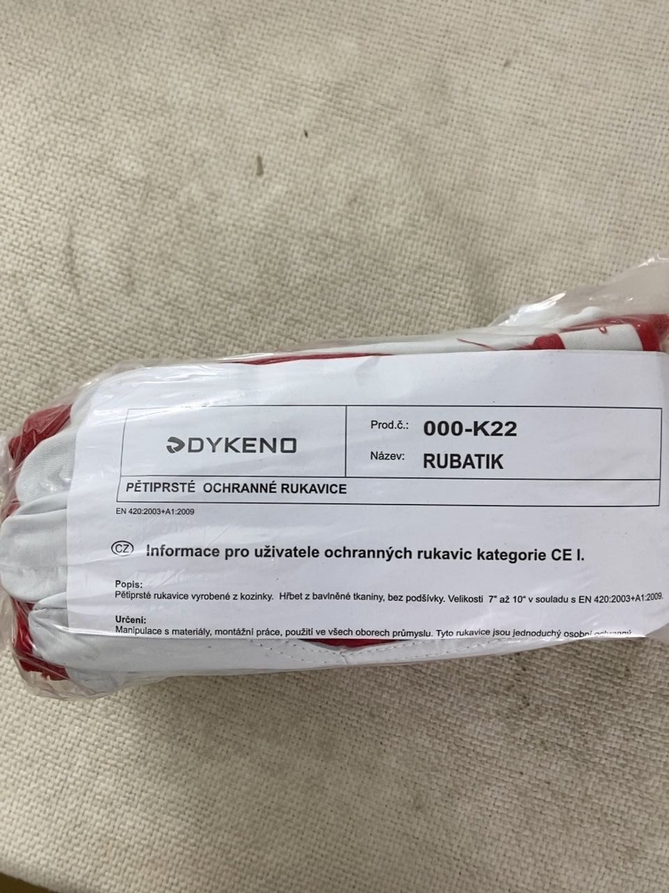 ochranné rukavice Dykeno 10ks